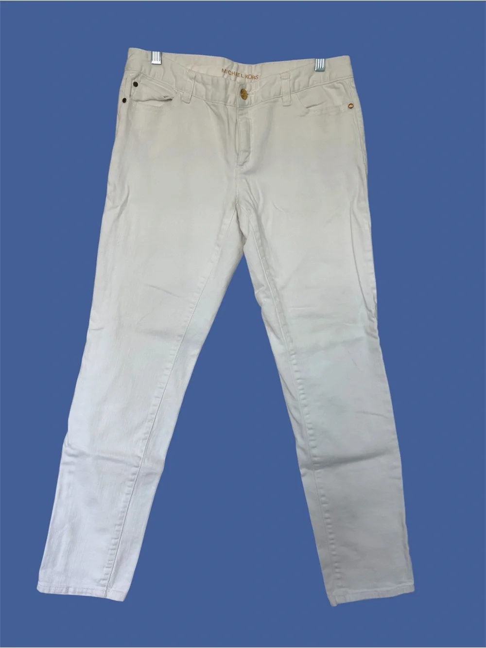 Michael Kors Straight-Leg Women's Jeans in White